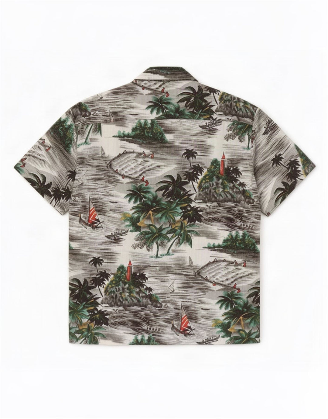 Camicia a maniche corte da uomo Kennington grande hawaiana multicolore