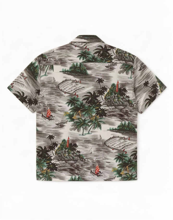 Camicia a maniche corte da uomo Kennington grande hawaiana multicolore