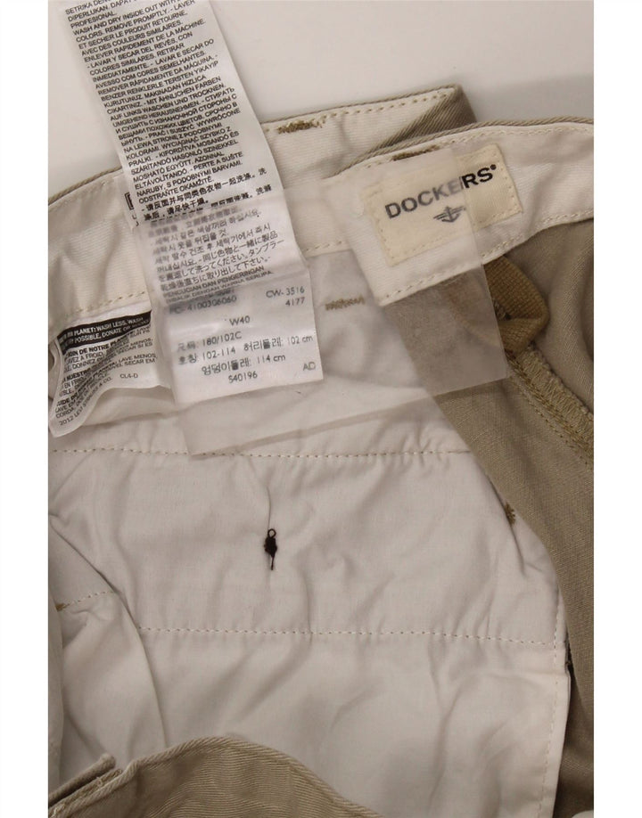 DOCKERS Pantaloncini cargo da uomo W40 XL Cotone beige