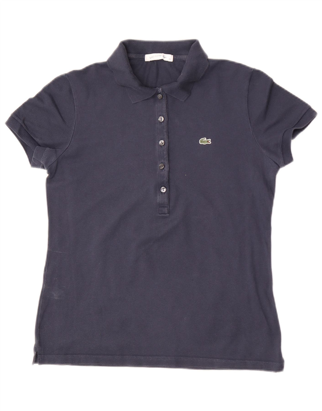 Polo da donna Lacoste taglia 40 media cotone blu navy