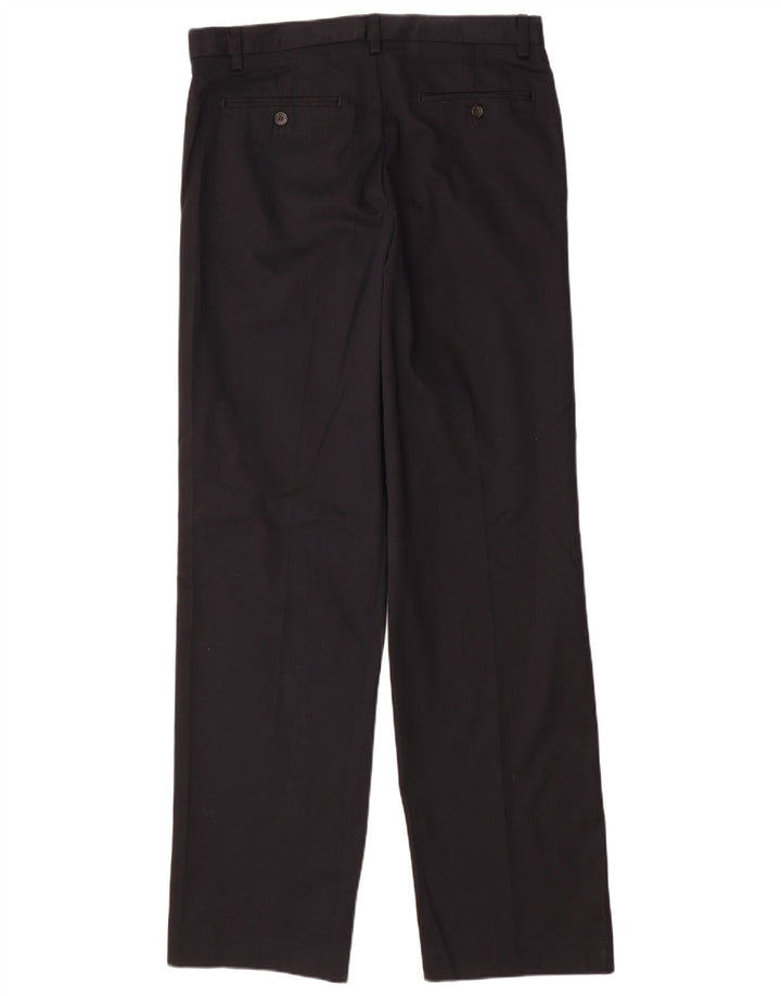 Pantaloni chino dritti da uomo EDDIE BAUER W32 L34 cotone nero