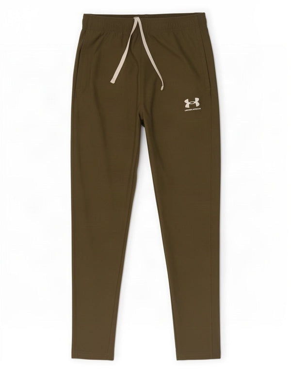 Pantaloni da tuta da uomo Under Armour poliestere medio kaki