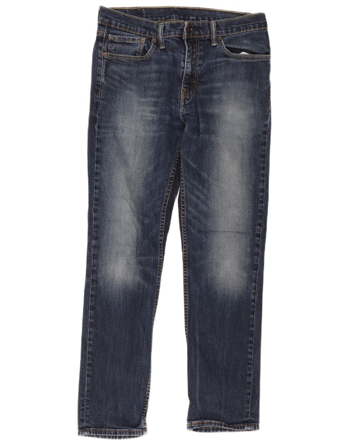 Levi's Uomo 511 Slim Jeans W33 L32 Cotone Blu