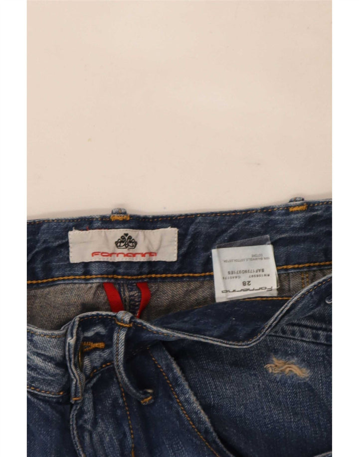 Jeans Fornarina Donna Slim W28 L33 Blu Cotone