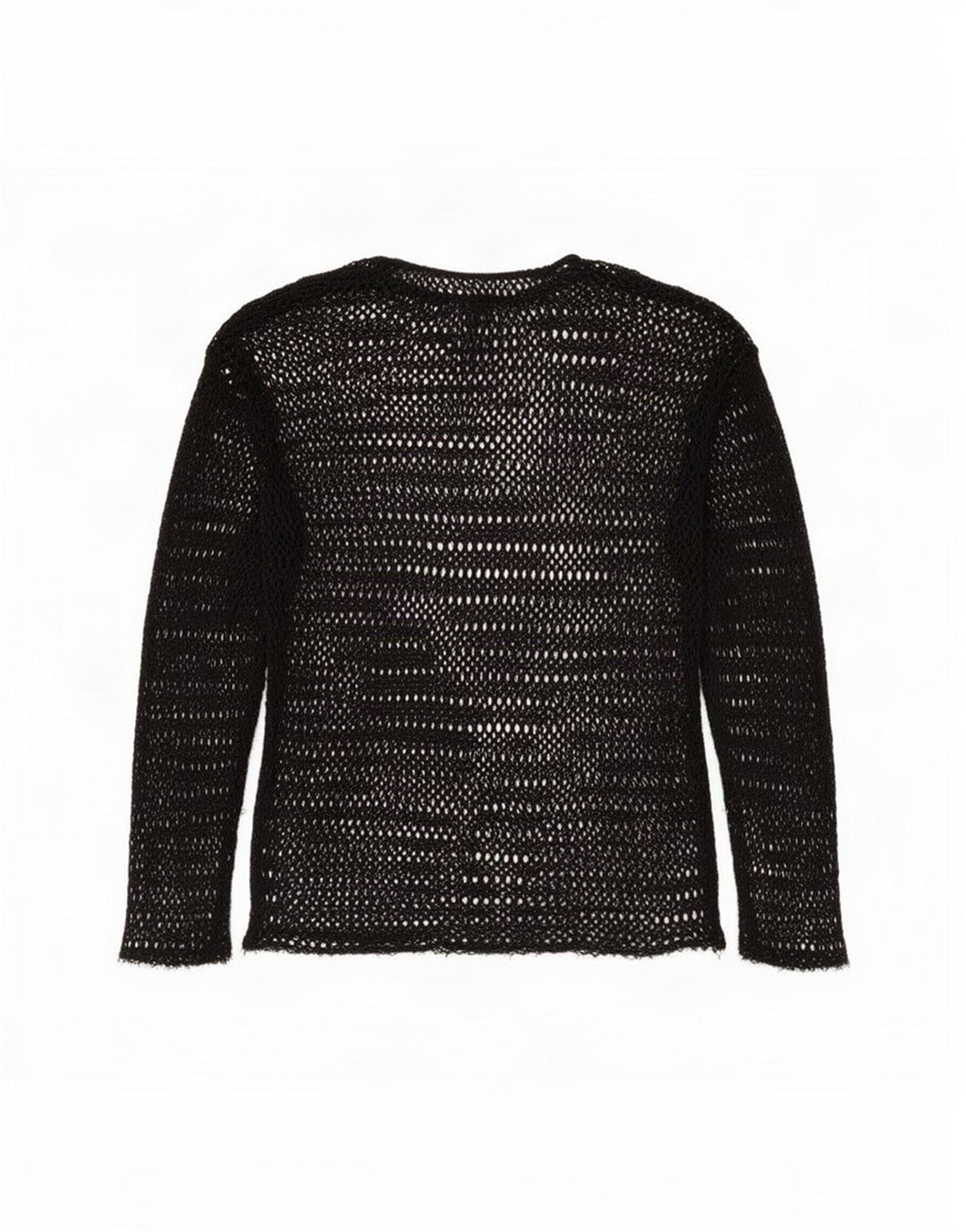 Top Zara da donna all'uncinetto trasparente UK 10 piccolo nero