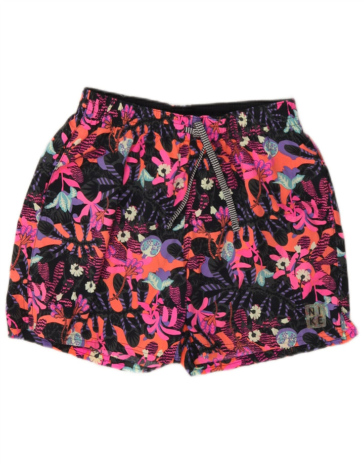 Pantaloncini sportivi Nike da uomo medi in poliammide floreale multicolore