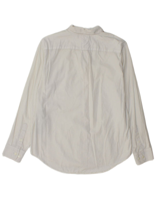 Camicia Levi's da donna con vestibilità Boyfriend UK 10 piccola in cotone bianco