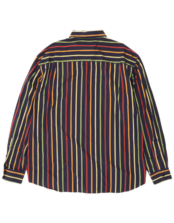 PAUL & SHARK Camicia da yachting da uomo taglia 46 2XL a righe blu navy