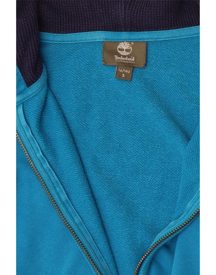 Maglione con cappuccio e zip per ragazzi Timberland 13-14 anni piccolo blu