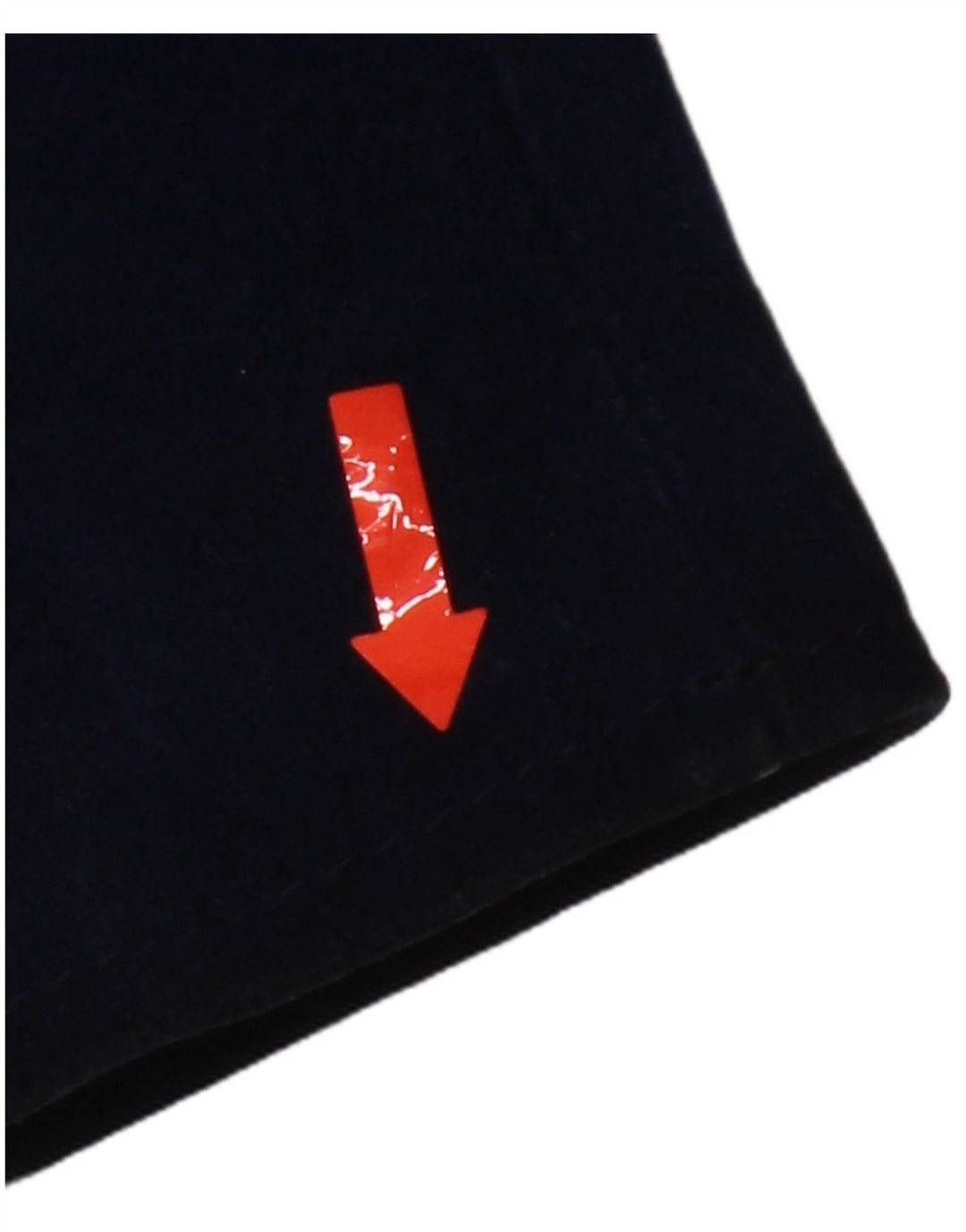 Giacca vintage in pelle scamosciata da donna UK 12 media blu navy