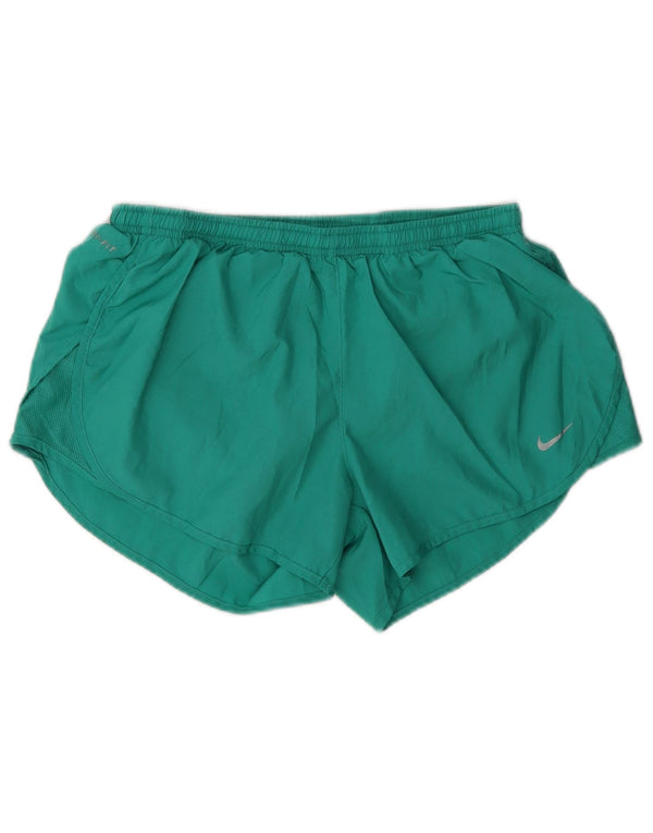 Pantaloncini sportivi Nike Dri Fit da donna UK 12 verde medio