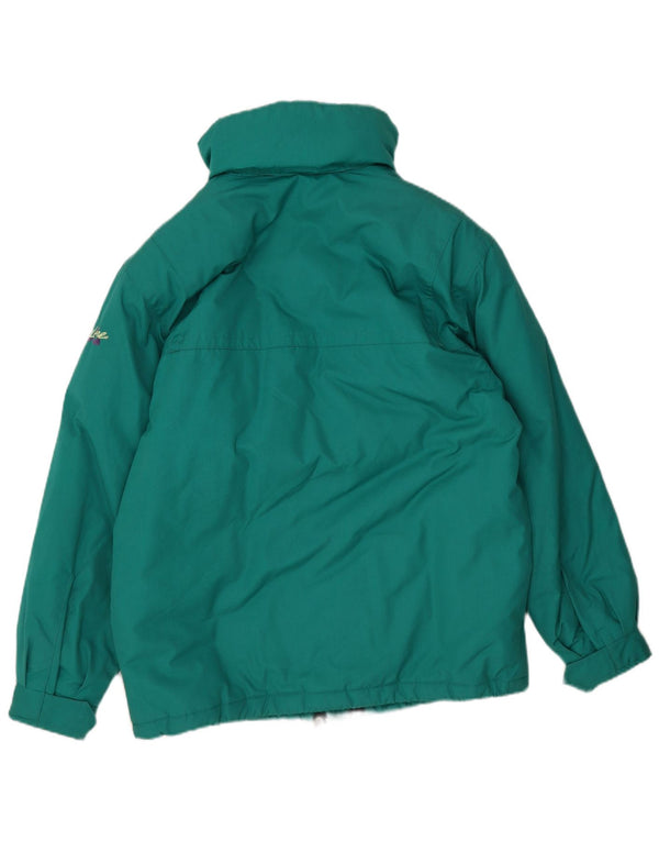 Giacca imbottita con cappuccio Fila Uomo IT 46 Small Verde Poliestere