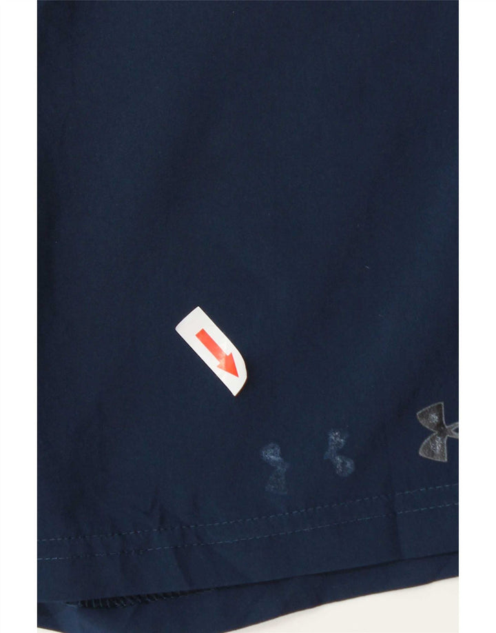 Pantaloncini sportivi da ragazzo Under Armour 11-12 anni Large in poliestere blu navy