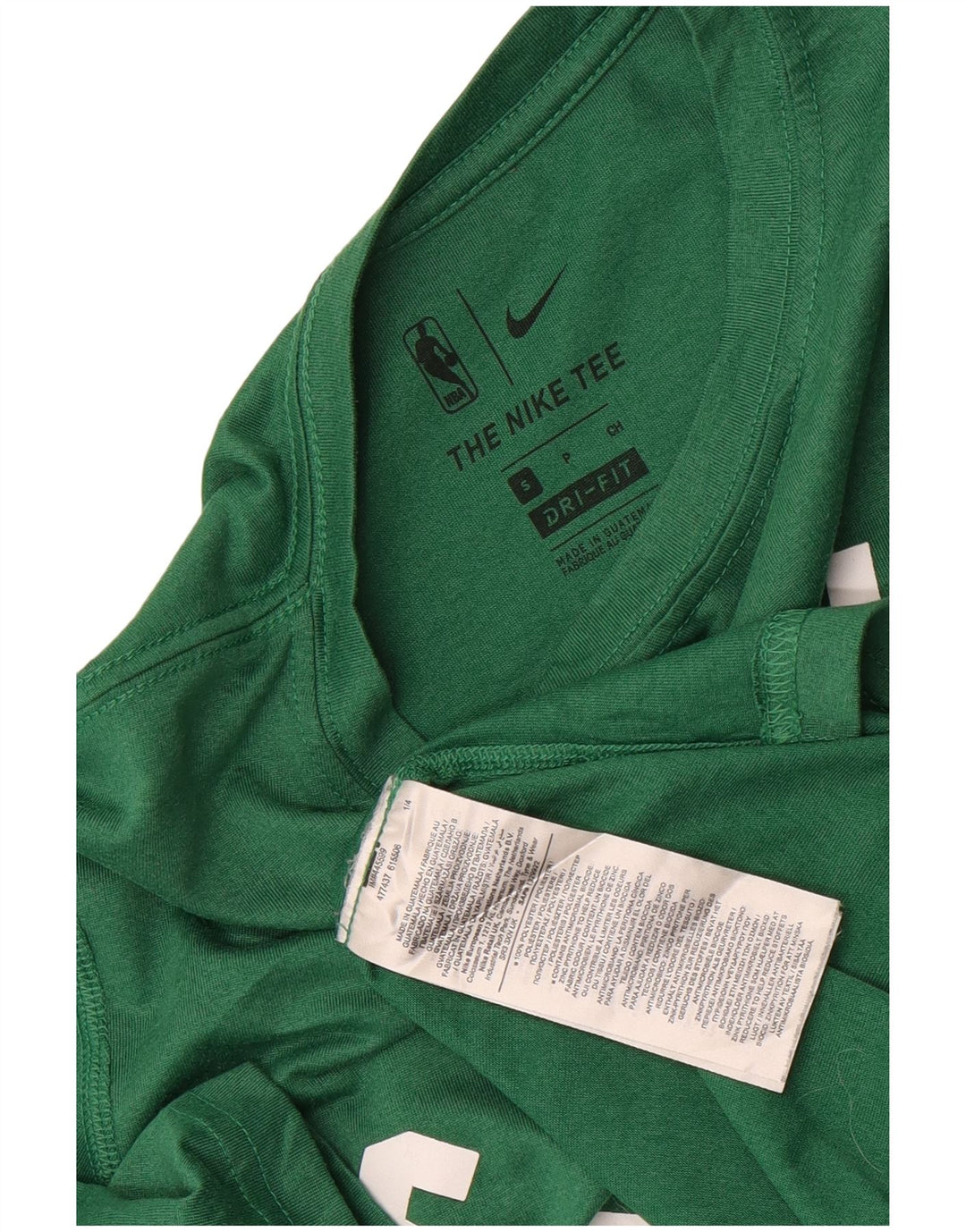 Nike Celtics - Maglietta grafica da uomo, piccola, in poliestere verde