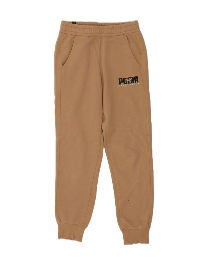 PUMA Mens Tracksuit Trousers Joggers Small Beige Vintage Puma and Second-Hand Puma from Messina Hembry 