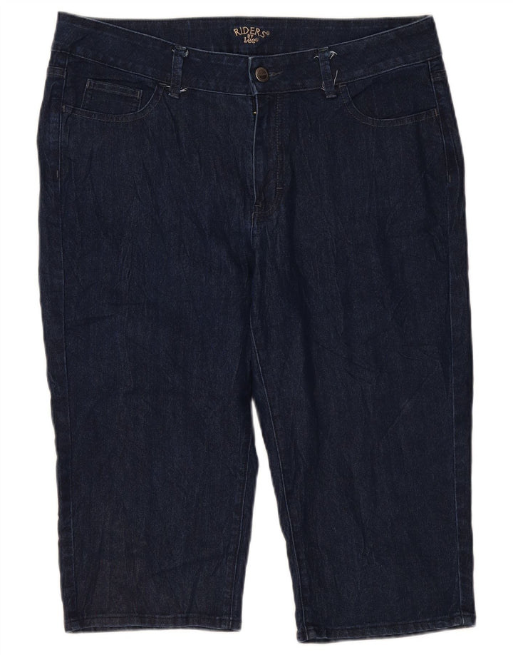 Jeans Capri Riders da donna LEE US 16 2XL W38 L19 Cotone blu