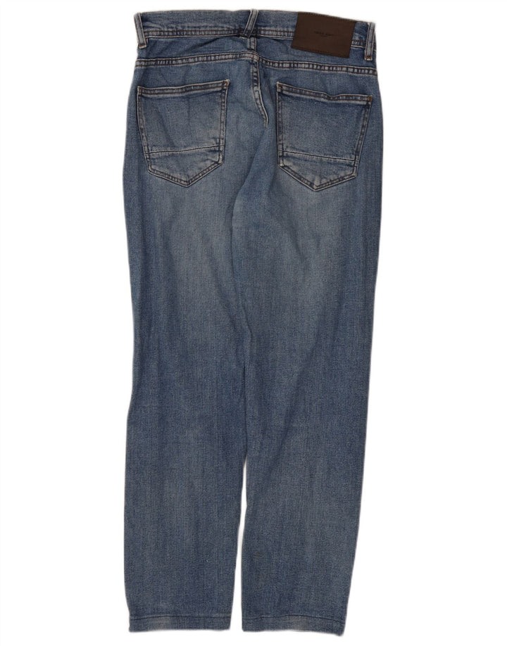Jeans slim da uomo Zara EU 38 Small W30 L28 Blu