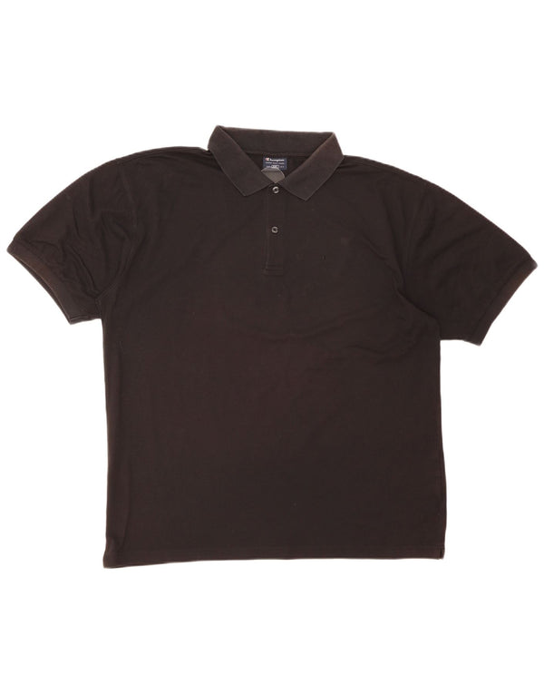 Polo da uomo Champion 2XL cotone nero