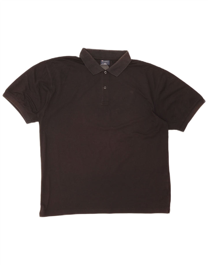 Polo da uomo Champion 2XL cotone nero