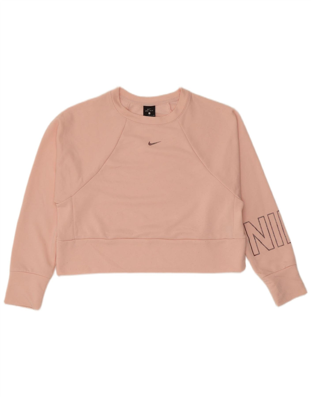Felpa corta con grafica oversize da donna Nike UK 10 piccola rosa