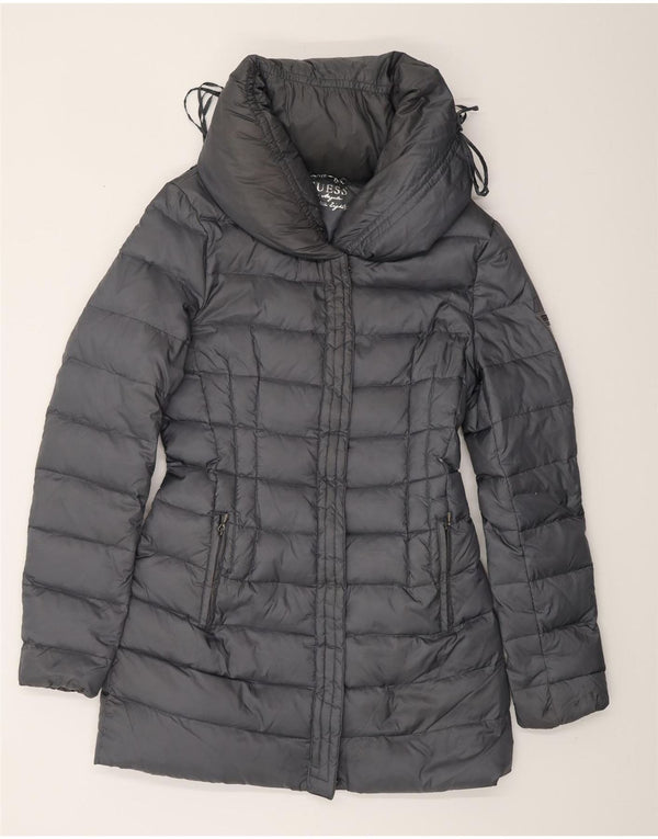 Cappotto imbottito da donna GUESS UK 6 XS poliestere grigio