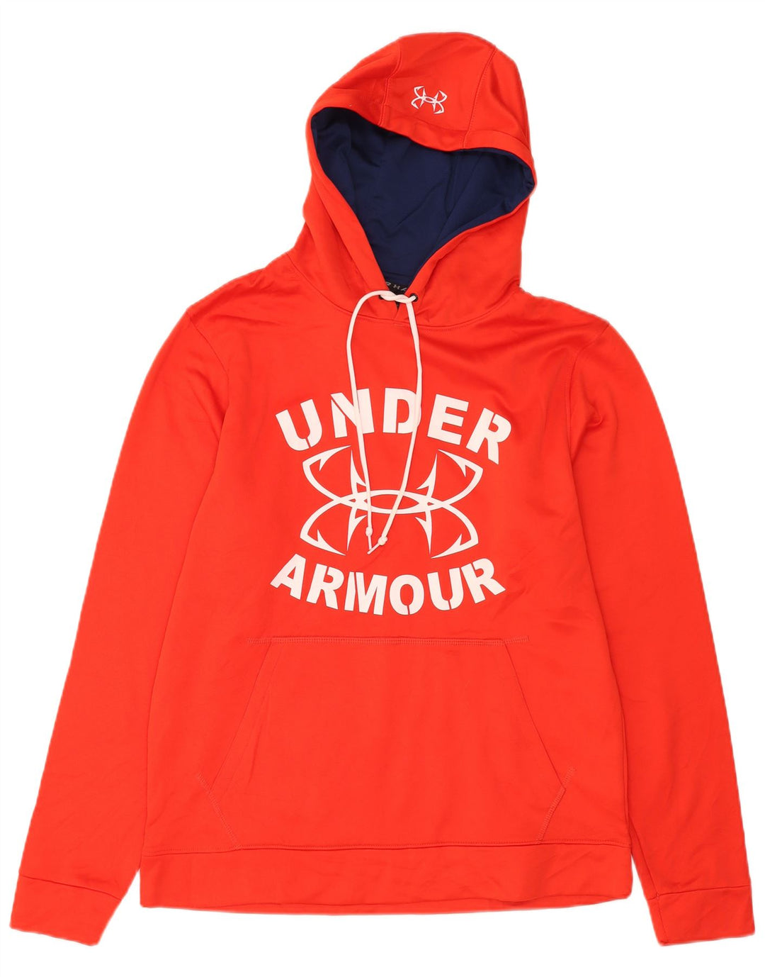 Felpa con cappuccio grafica da uomo Under Armour grande poliestere rosso