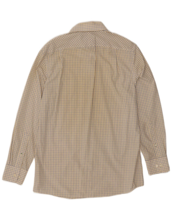 Tommy Hilfiger Mens Slim Fit Shirt Size 15 1/2 Medium White Gingham