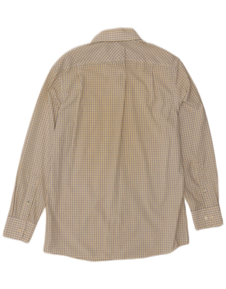 Camicia slim fit da uomo Tommy Hilfiger taglia 15 1/2 percalle bianco medio