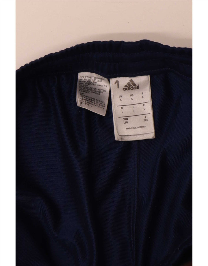Pantaloni da tuta da uomo Adidas Joggers grandi in poliestere blu navy