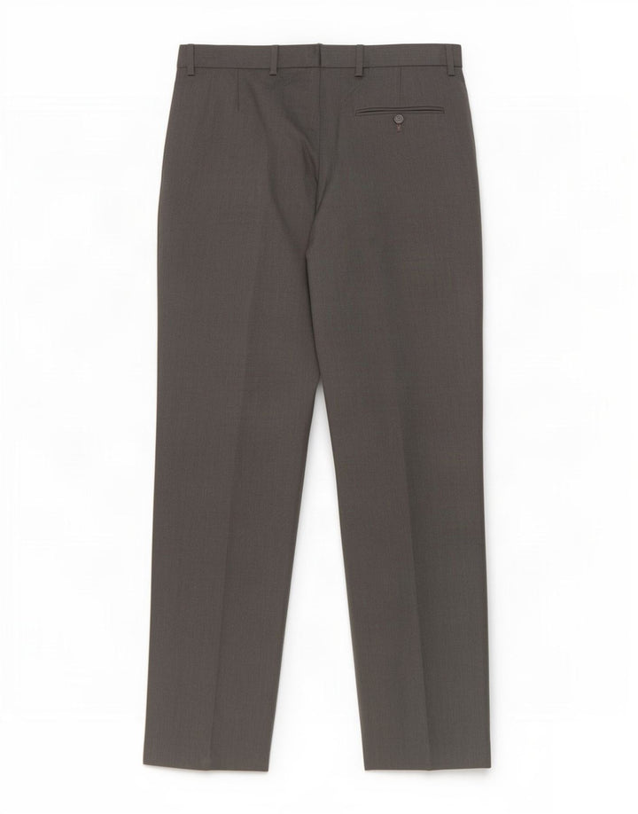 Pantaloni da abito regolari da uomo Marks & Spencer W36 L31 poliestere grigio