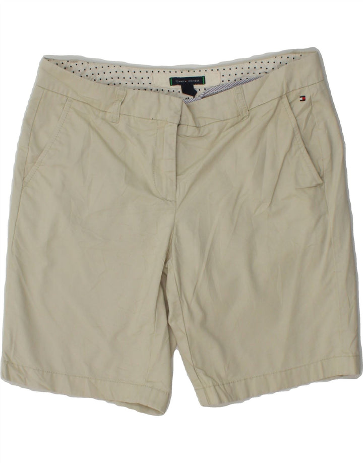 TOMMY HILFIGER Womens Chino Shorts US 8 Medium W34  Beige Cotton Vintage Tommy Hilfiger and Second-Hand Tommy Hilfiger from Messina Hembry 