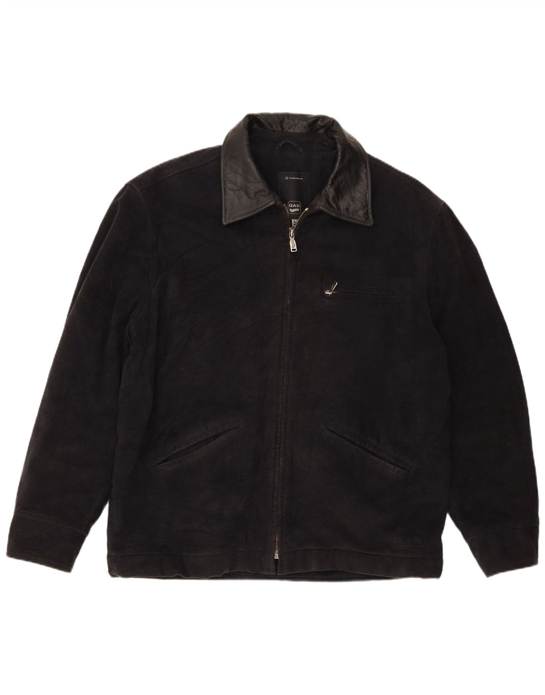 Giubbotto bomber da uomo Gas UK 40 grande cotone blu navy