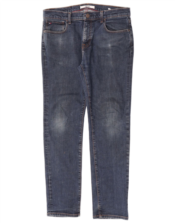 Jeans slim da uomo Tommy Hilfiger W34 L32 Blu