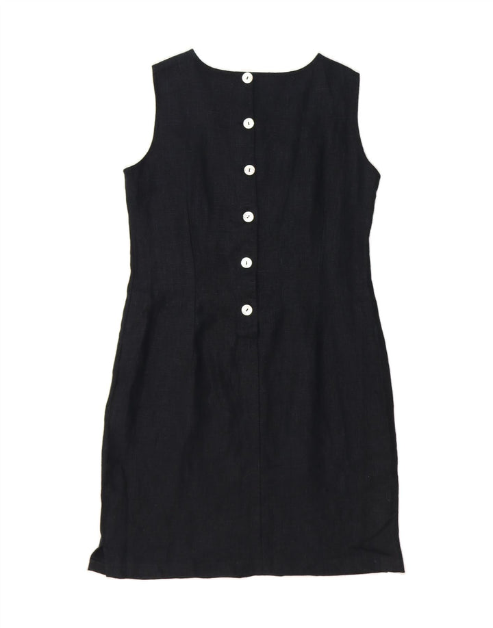 POSITIVE INFLUENCE Womens Sleeveless Sheath Dress UK 12 Medium  Navy Blue Vintage Positive Influence and Second-Hand Positive Influence from Messina Hembry 