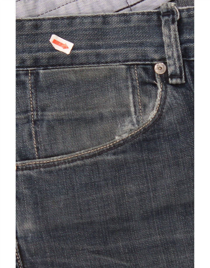 MASSIMO DUTTI Mens Straight Jeans EU 46 Large W36 L27 Blue Cotton