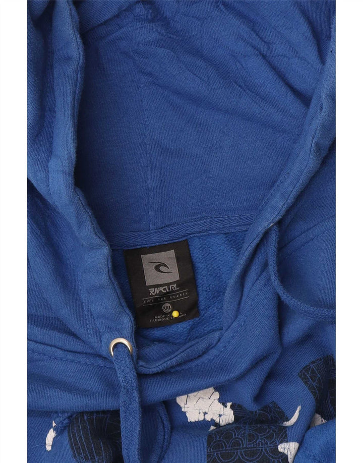 Maglione con cappuccio grafico da uomo Rip Curl 2XL Blu