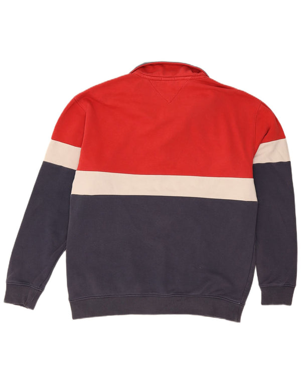 Tommy Hilfiger Uomo Felpa con vestibilità rilassata Maglione medio multicolore