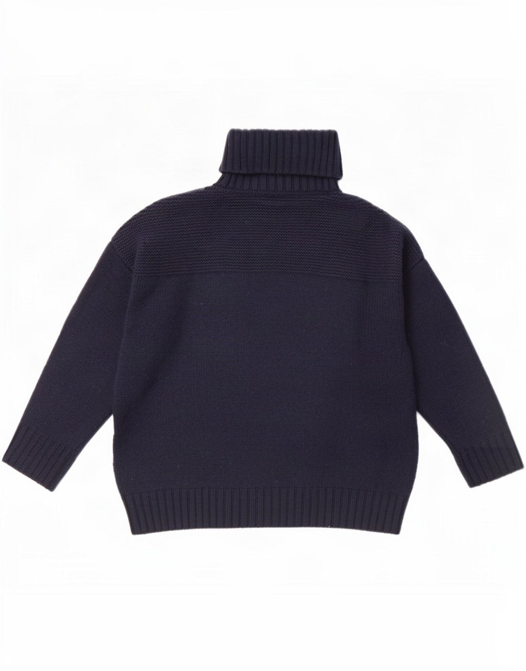 Joules Maglione da donna con collo alto e maglione UK 12 Lana medio blu navy