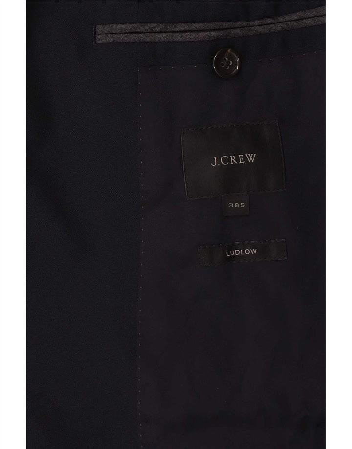 J. Crew Giacca blazer da uomo Ludlow a 2 bottoni UK 38 Nylon blu navy medio