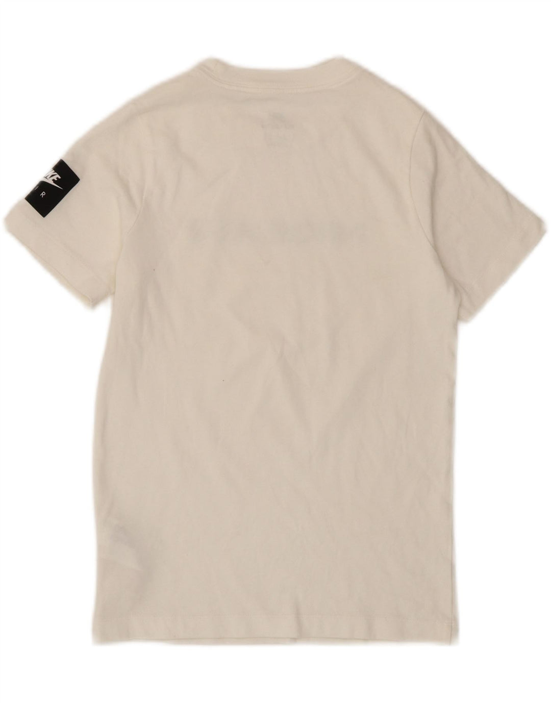 NIKE Boys Graphic T-Shirt Top 10-11 Years Medium White Cotton Vintage Nike and Second-Hand Nike from Messina Hembry 