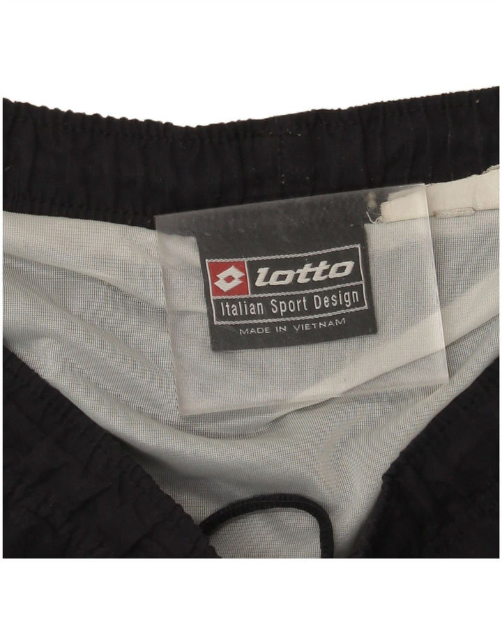 Pantaloncini sportivi da uomo Lotto Medium Black Colourblock