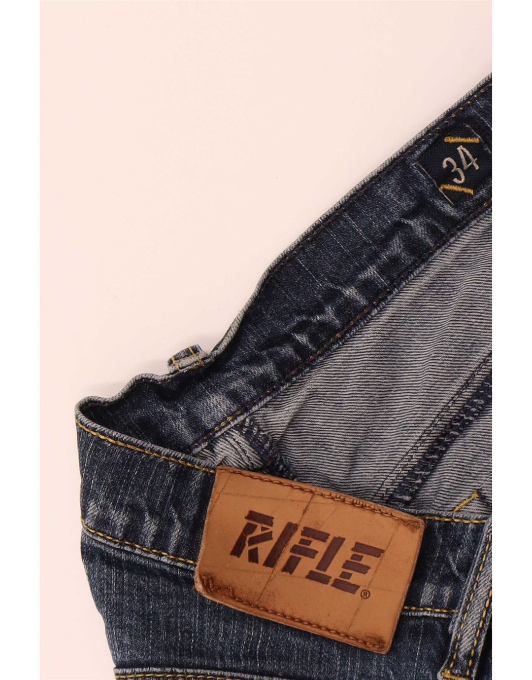 Jeans dritti da uomo Rifle W34 L27 Blu