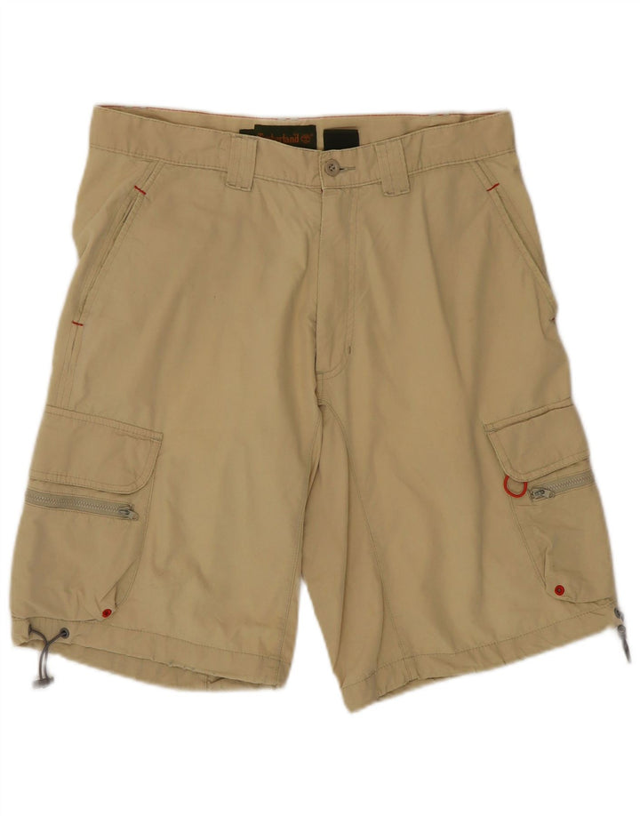 Pantaloncini cargo da uomo Timberland W32 cotone beige medio