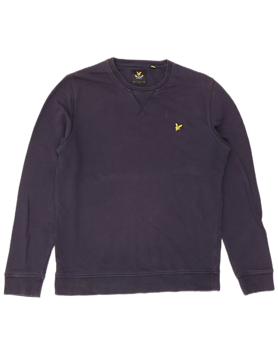 Felpa da uomo Lyle & Scott, grande, in cotone blu navy