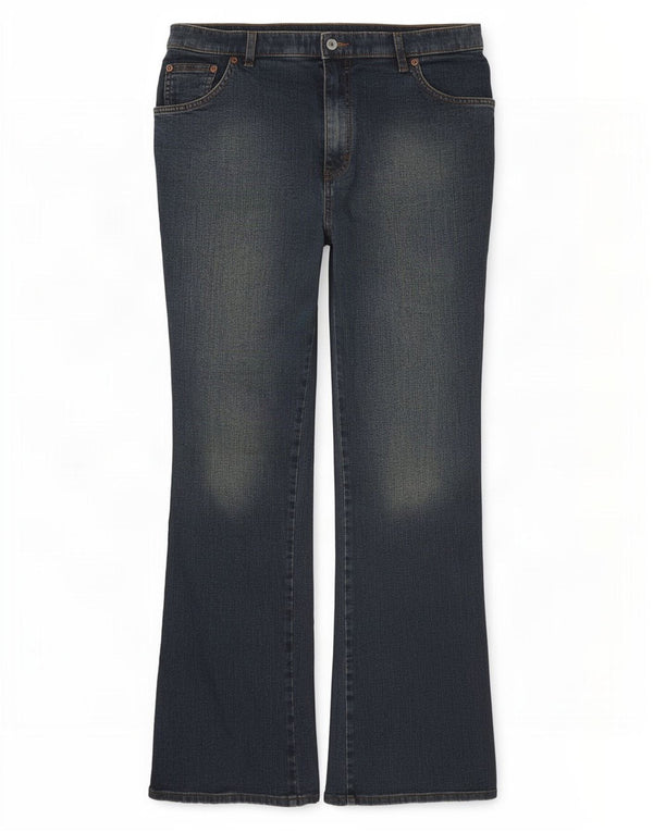 Jeans Bootcut da donna Marks & Spencer UK 16 Large W34 L31 Cotone blu