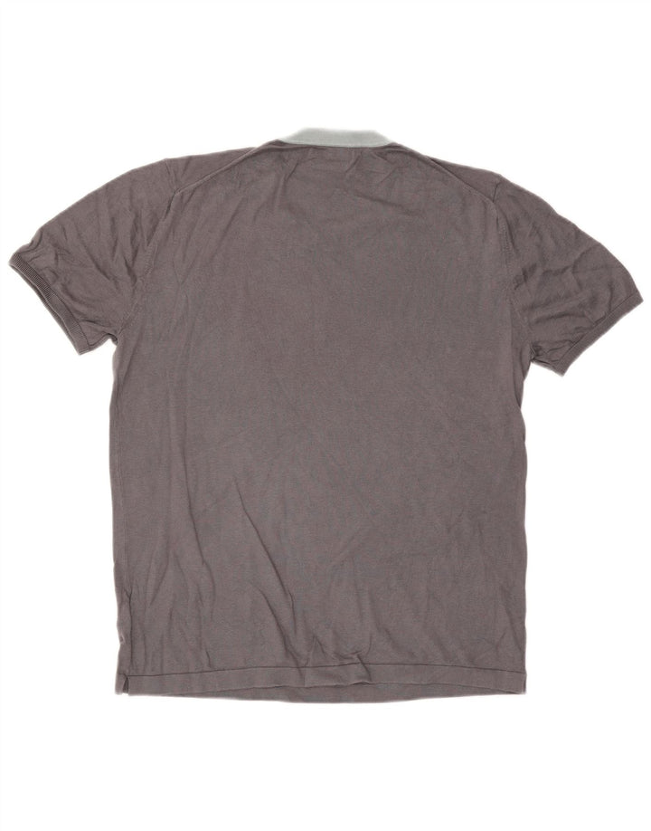 T-shirt autografa da uomo Marks & Spencer grande in cotone grigio