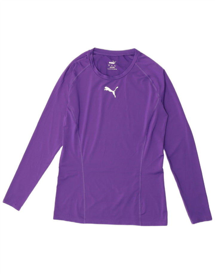 Maglia manica lunga da donna Puma UK 18 XL poliestere viola
