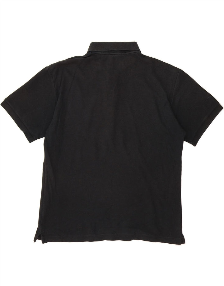FILA Mens Polo Shirt Large Black Cotton Vintage Fila and Second-Hand Fila from Messina Hembry 