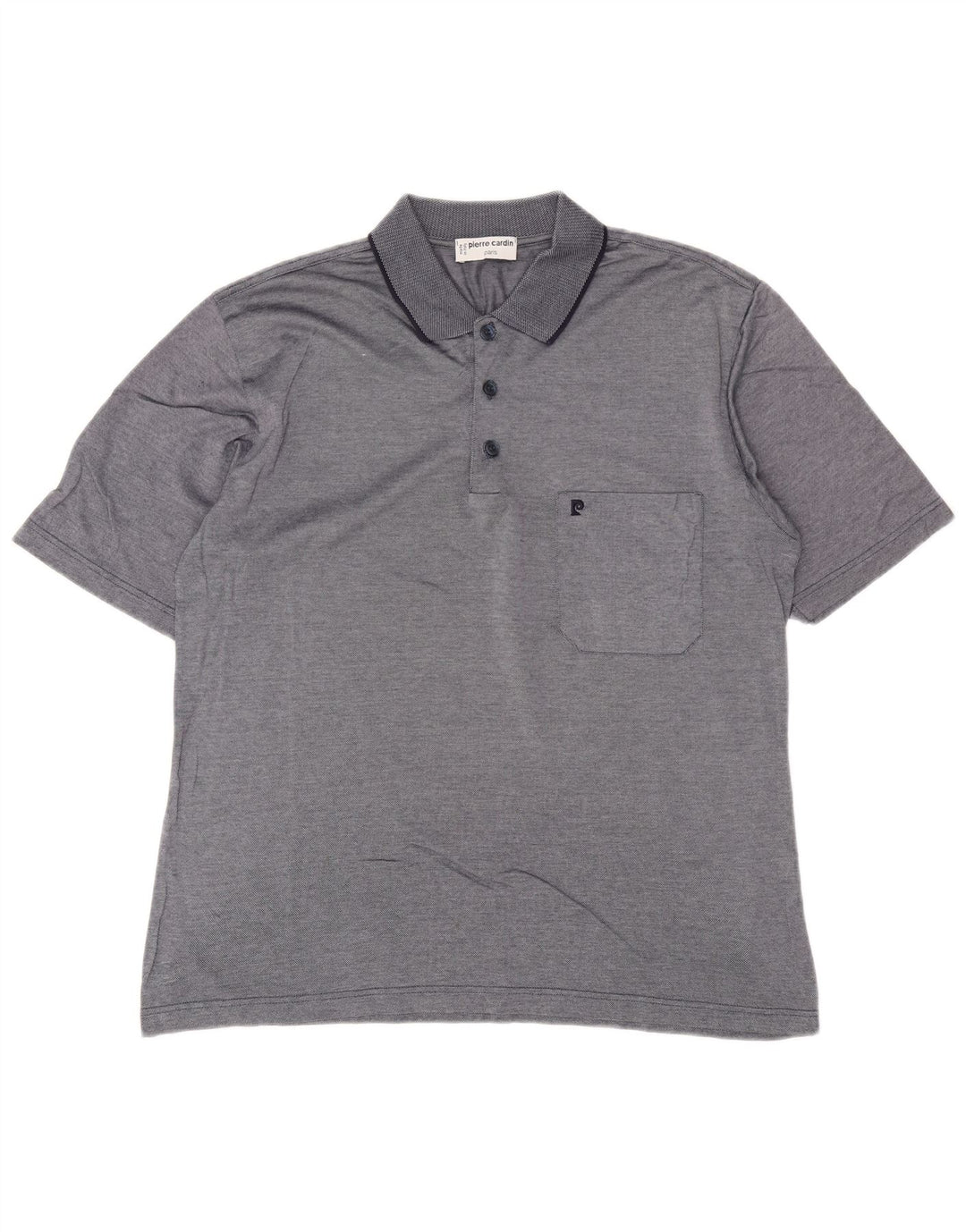 Polo da uomo Pierre Cardin IT 52 Large Blu Navy