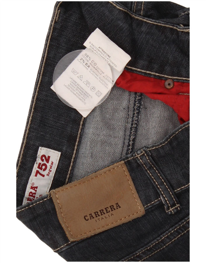 Jeans dritti regolari da donna Carrera 752 W28 L34 cotone blu